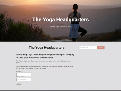 theyogaheadquarters.com snapshot