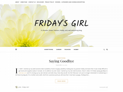 fridays-girl.com snapshot