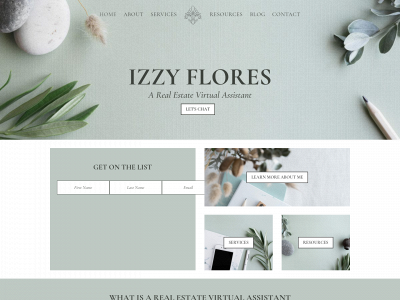 izzyflores.com snapshot