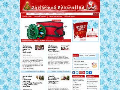 decoratingchristmasideas.com snapshot
