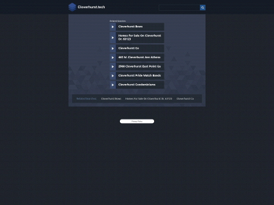 cloverhurst.tech snapshot