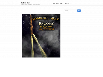 wandererswoodbroomsandwalkingsticks.com snapshot