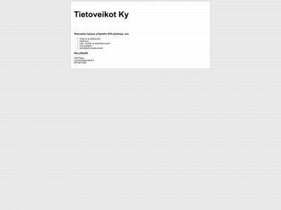 tietoveikot.fi snapshot