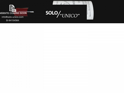 solo-unico.com snapshot