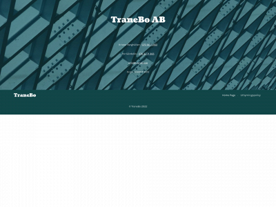 tranebo.se snapshot