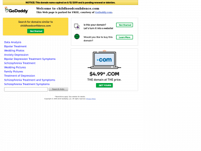 childhoodconfidence.com snapshot