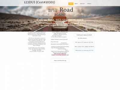 123dui.org snapshot