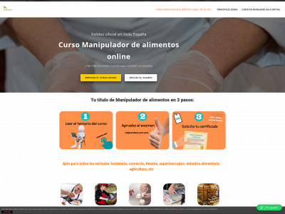 manipuladoresalimentos.es snapshot