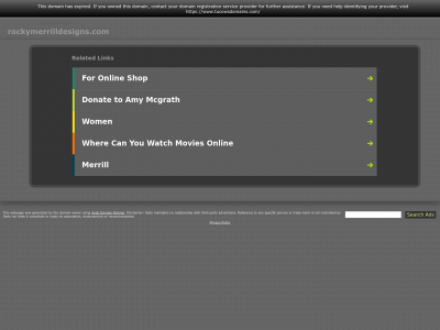 rockymerrilldesigns.com snapshot