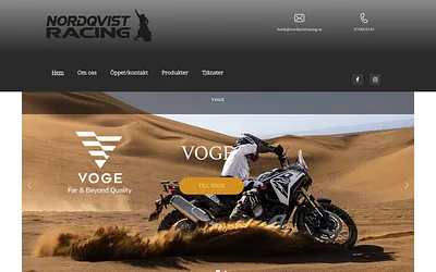 nordqvistracing.se snapshot