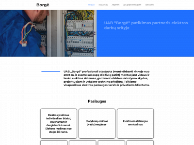 borge.lt snapshot