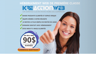 kreactionweb.com snapshot