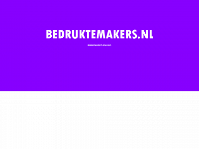 bedruktemakers.nl snapshot