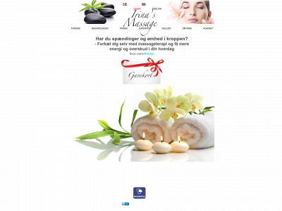 irinasmassage.dk snapshot
