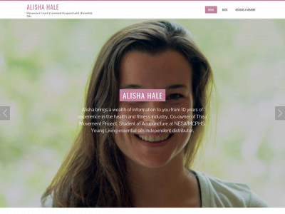 alishahale.com snapshot