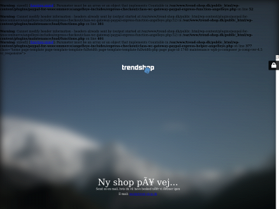 trend-shop.dk snapshot