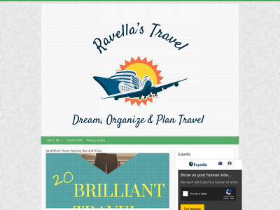 ravellastravel.com snapshot