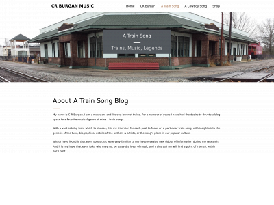 atrainsong.com snapshot