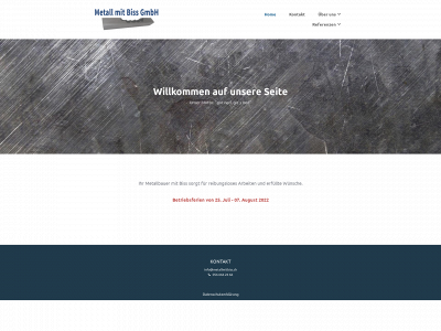 metallmitbiss.ch snapshot