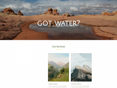 azrainwater.com snapshot