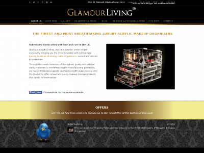 glamourliving.co.uk snapshot