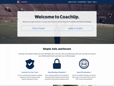 www.coachup.com snapshot