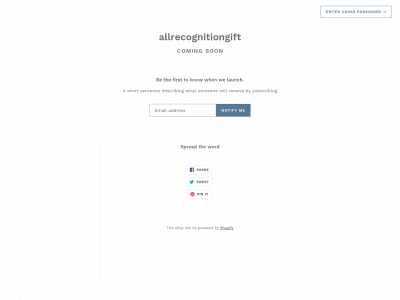 allrecognitiongift.com snapshot