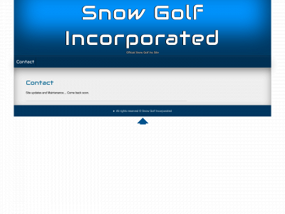 snowgolfinc.com snapshot