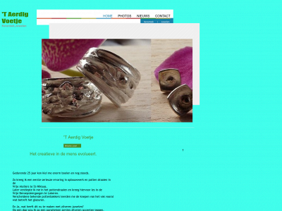 aerdigvoetje.be snapshot