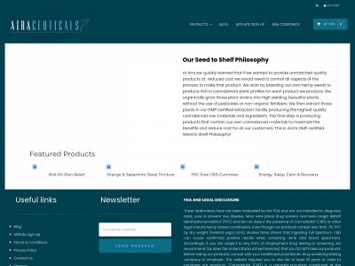 airaceuticals.com snapshot