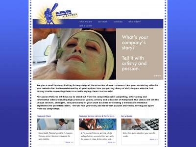 persuasionpictures.com snapshot