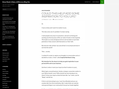makeadifferencewithbrian.com snapshot
