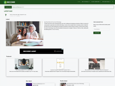 becomeatechie.com snapshot