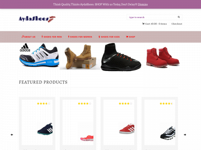 aydashoes.com snapshot