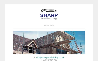 sharpscaffolding.co.uk snapshot