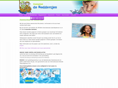 zwemschooldereddertjes.nl snapshot