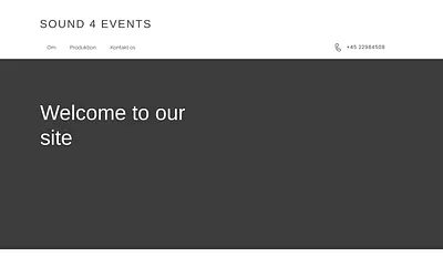 sound4events.dk snapshot