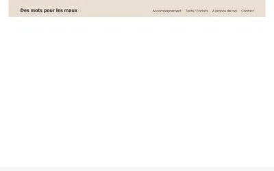desmotspourlesmaux.ch snapshot