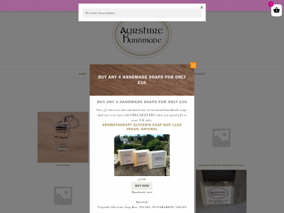 ayrshirehandmade.com snapshot