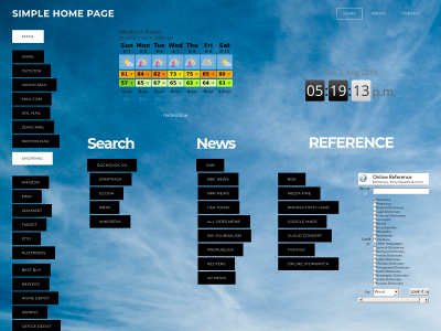 simplehomepage.weebly.com snapshot