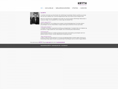 kryth.dk snapshot