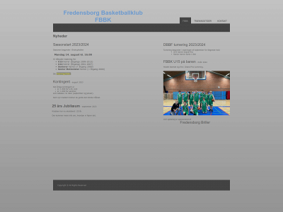 fredensborgbasket.dk snapshot