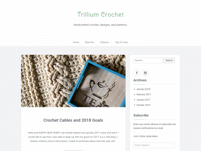 trilliumcrochet.com snapshot