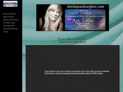 www.sheilajeanburgher.com snapshot