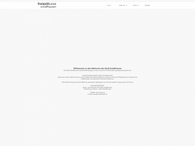 freizeitkurse-sh.ch snapshot