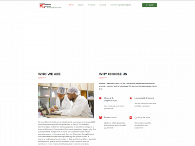 kenromchemicalske.com snapshot