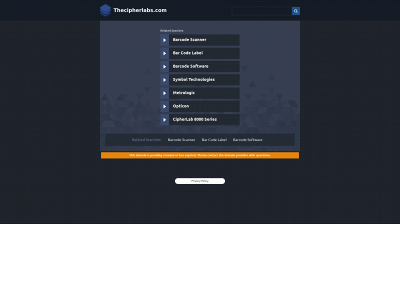thecipherlabs.com snapshot