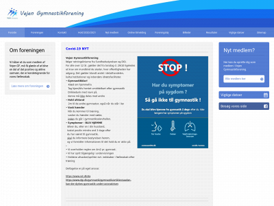 vejengymnastikforening.dk snapshot
