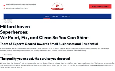 milfordhavencontractors.com snapshot