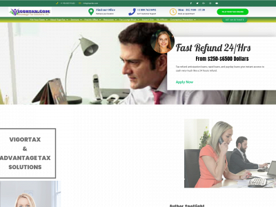 vigortax.com snapshot
